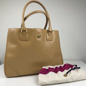 XL Tory Burch Robinson East West Tote 16.5x12x5